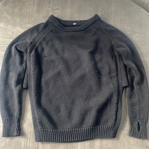 Lululemon black knit sweater